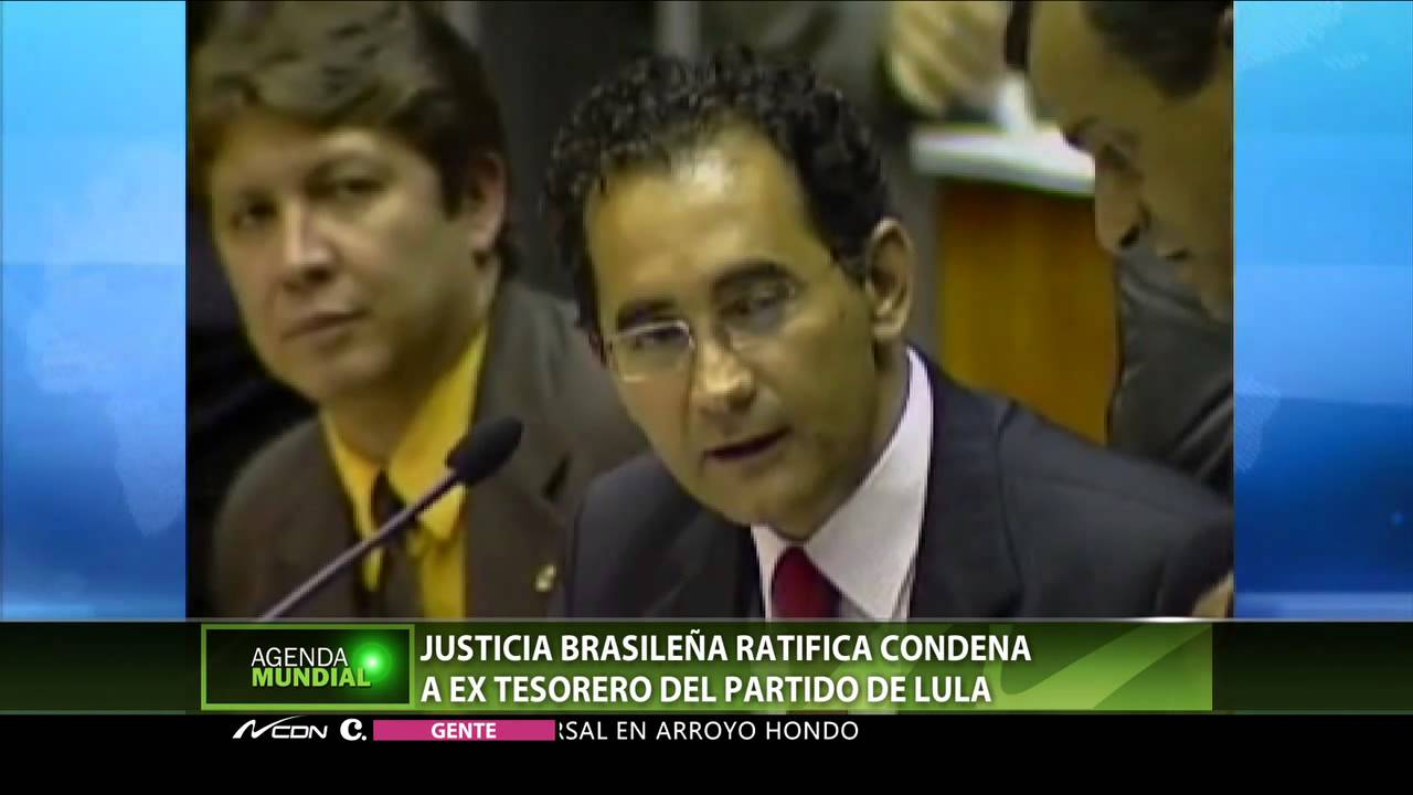 Justicia brasileña ratifica condena a extesorero del partido de Lula