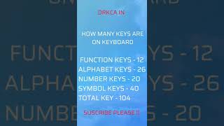 How many keys are on keyboard