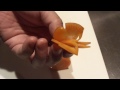 人参の飾り切り〝蝶々〟の作り方