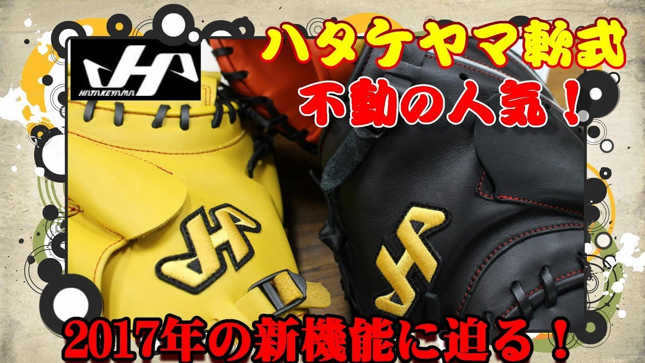負担を軽減！？】不動の人気 ハタケヤマ 軟式キャッチャーミット 2017