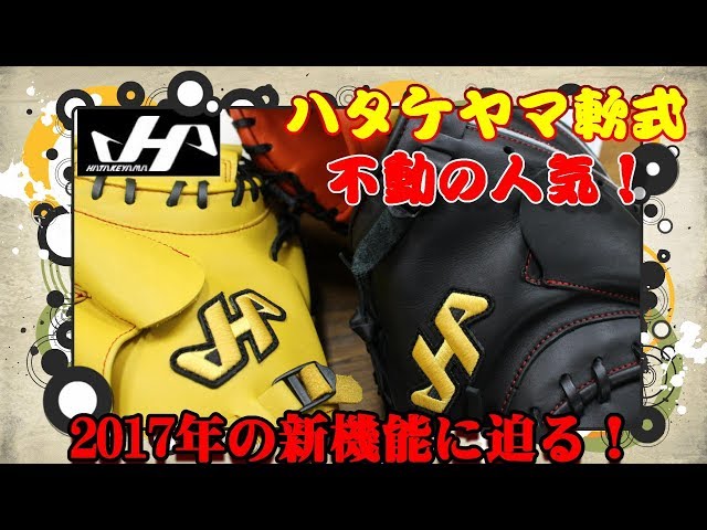 負担を軽減！？】不動の人気 ハタケヤマ 軟式キャッチャーミット 2017