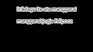 Lirik lagu ite ata manggarai