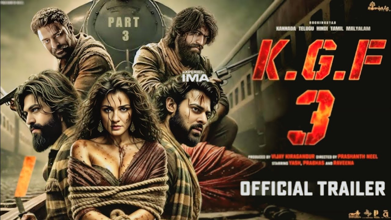 K.G.F: Chapter3 - Official Trailer |Rocking Star Yash |Prabhas ...