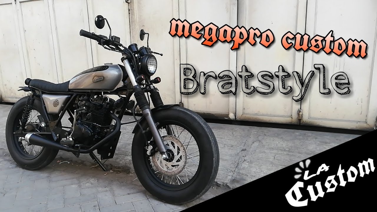 Honda Megapro Custom Bratstyle Youtube