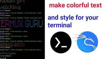 how to install figlet in termux and Kali Linux || figlet commands #kali #termux