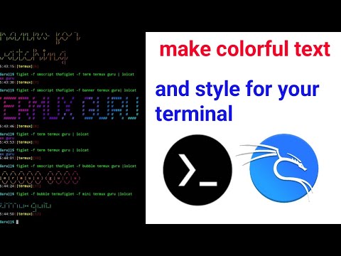 how to install figlet in termux and Kali Linux || figlet commands #kali #termux