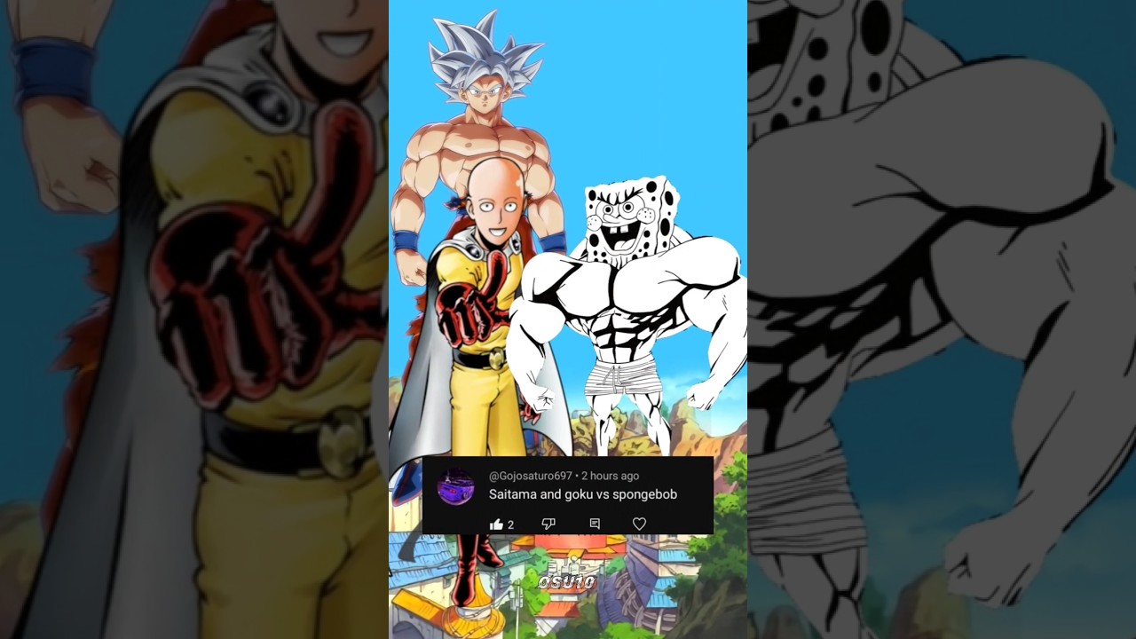 Goku and Saitama vs SpongeBob: