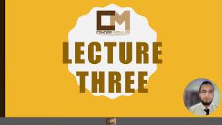 Terminology Lecture 3 | Concise Modules