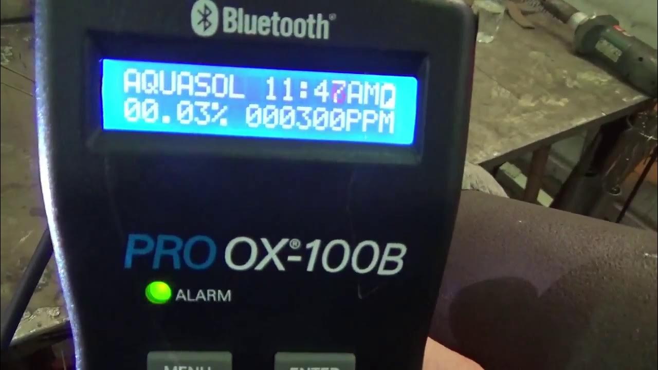 Miernik tlenu resztkowego - YouTube