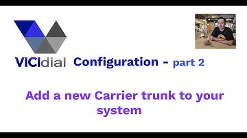 VICIDial Configuration - part2 - Add a new Carrier Trunk