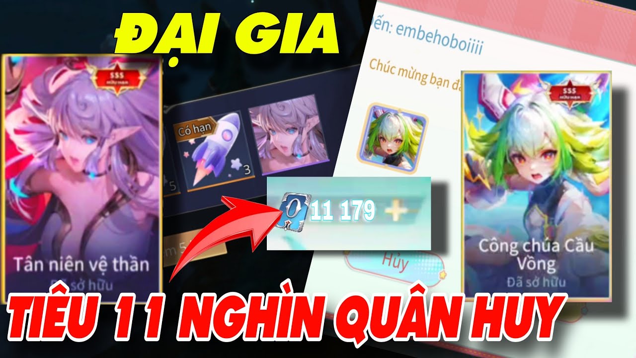 Đại Gia Săn Dùng 11000 quân huy Săn Full 2 Skin SSS | Xuyên Cùi Mía