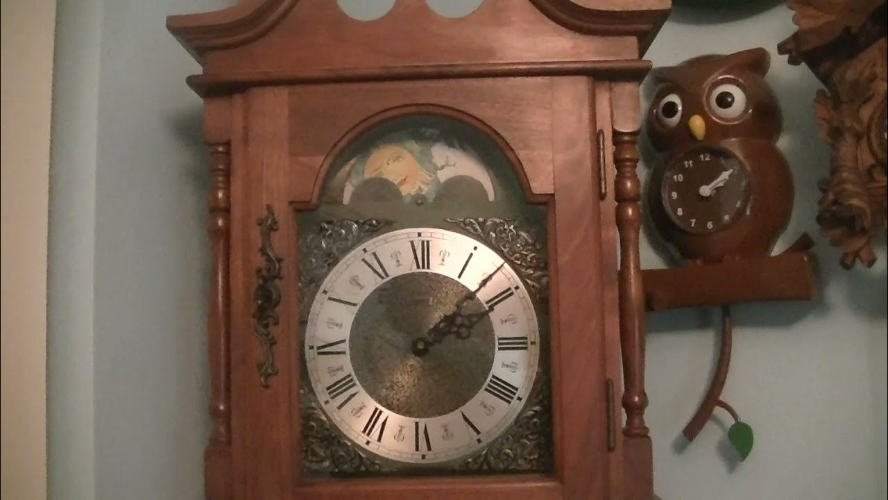 1970's Emperor ChainDriven Westminster Chime Grandfather Clock YouTube