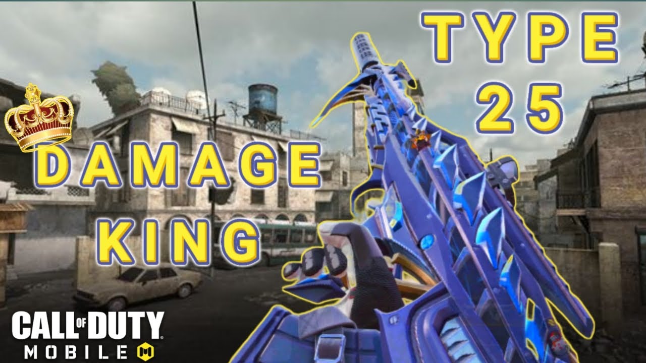 COD MOBILE | HUGE BUFF DAMAGE KING TYPE 25 GUNSMITH + LOADOUT | SEASON 5 !