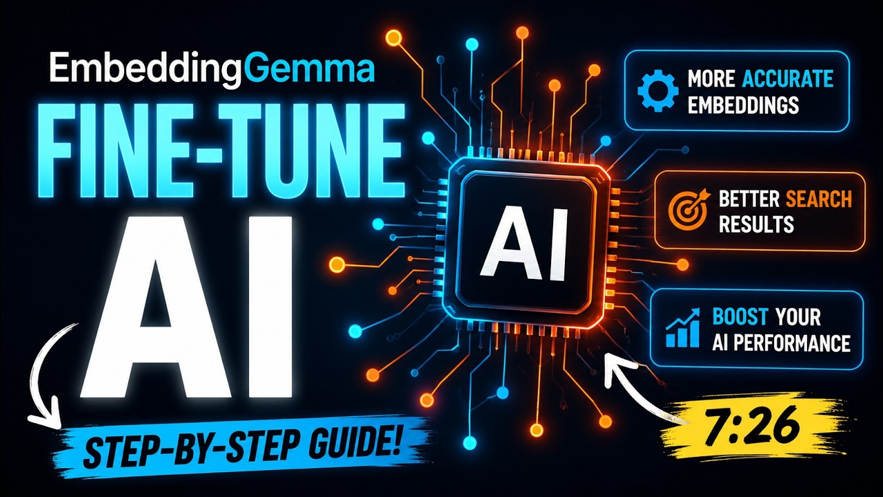 How to Fine-Tune Google’s EmbeddingGemma | Fine-tuning for domain-specific retrieval