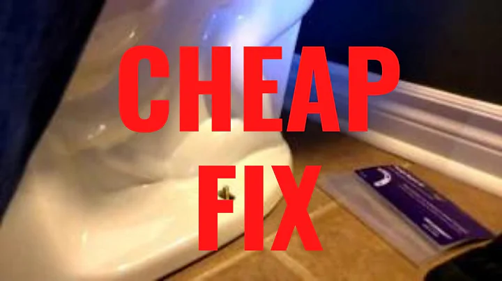 Easy fix toilet rocking or leaking yourself if closet flange bolts are broken