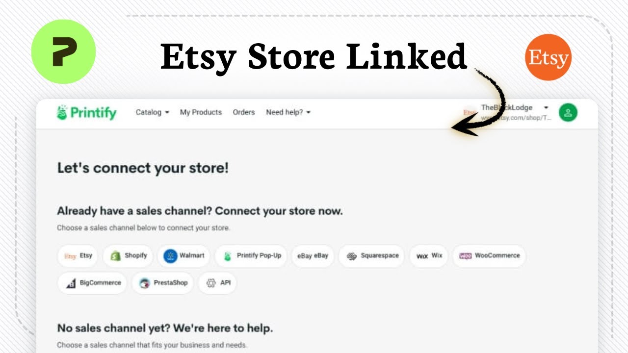 How to connect Printify to Etsy (Marketplace Connect) - YouTube
