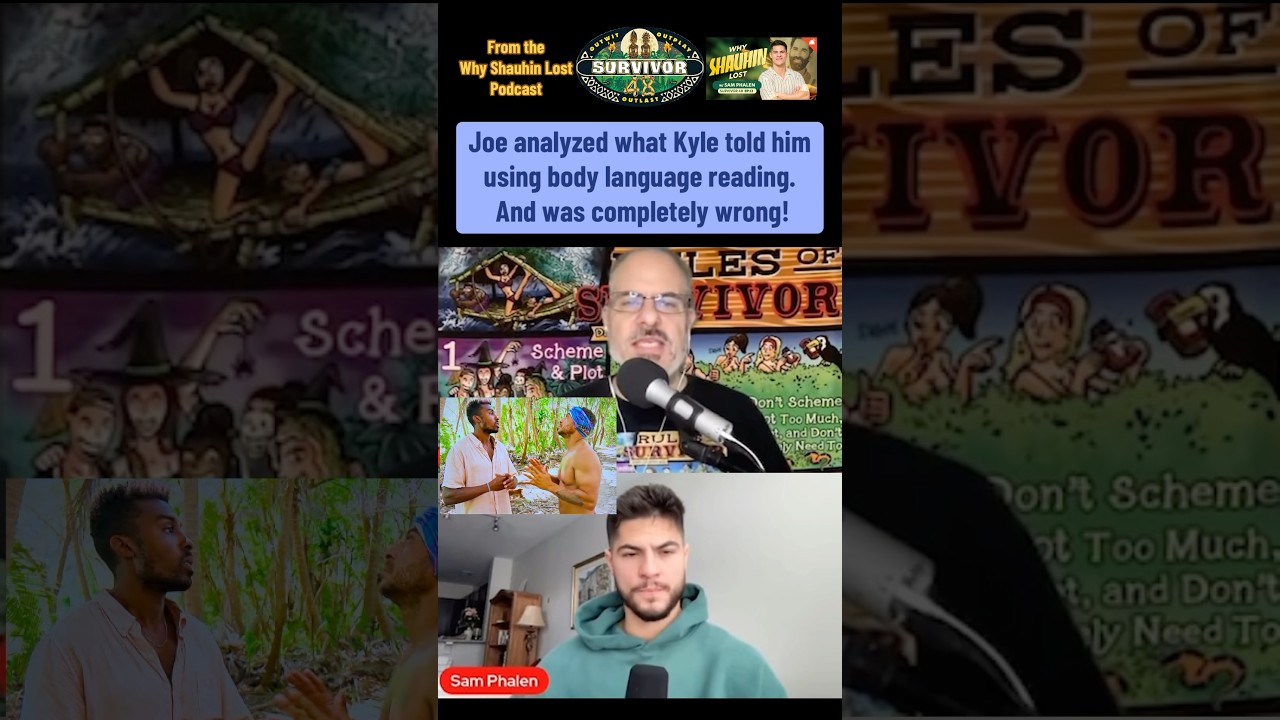 In Survivor 48, Joe Read Kyle’s Body Language to Determine Truth and Failed, Just Like Everyone Does