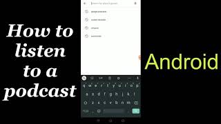 How To Listen To A Podcast On Android screenshot 5