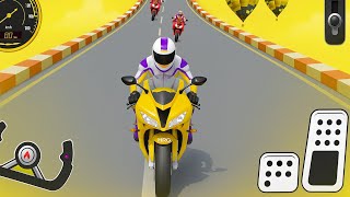 Crazy Bike Mega Ramp Impossible Racing - Impossible Bike Stunts Tracks - Android Gameplay  screenshot 3