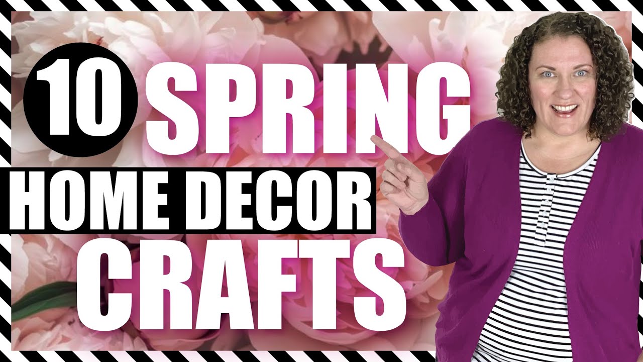 10 HIGH END Spring Decor Crafts Using Dollar Tree Supplies