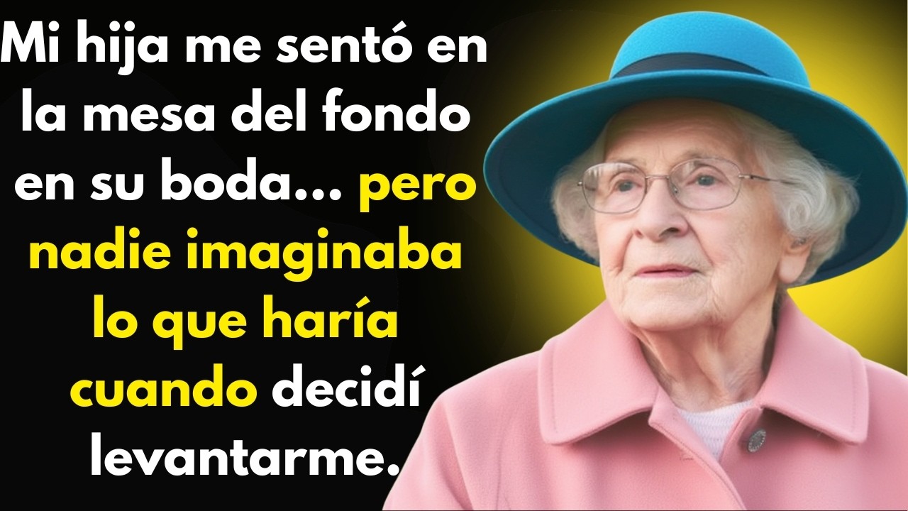 “En la boda de mi hija me pidió que me sentara lejos… para que no fuera visible.”