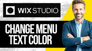 How To Change Menu Text Color in Wix Studio