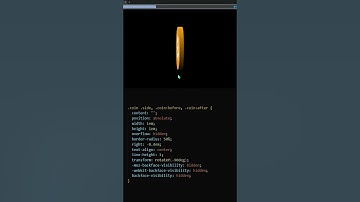 Bitcoin Coin Flip Animation with HTML & CSS | Crypto CSS Animation #coding #html
