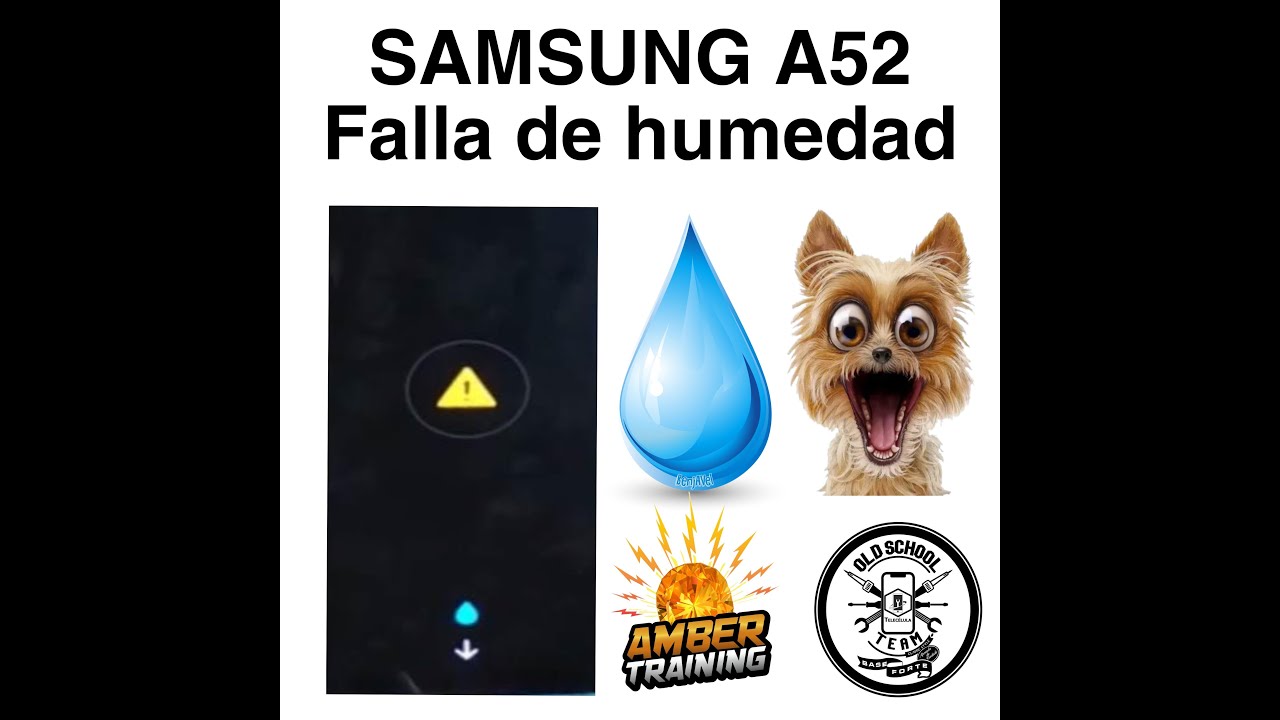 FALLA DE CARGA POR HUMEDAD SAMSUNG A52