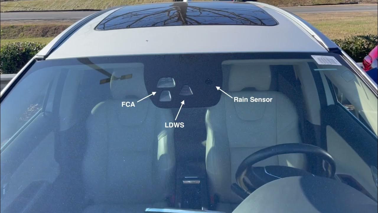 31424516 Volvo XC60 FCA LDWS Rain Sensor Solar Windshield YouTube