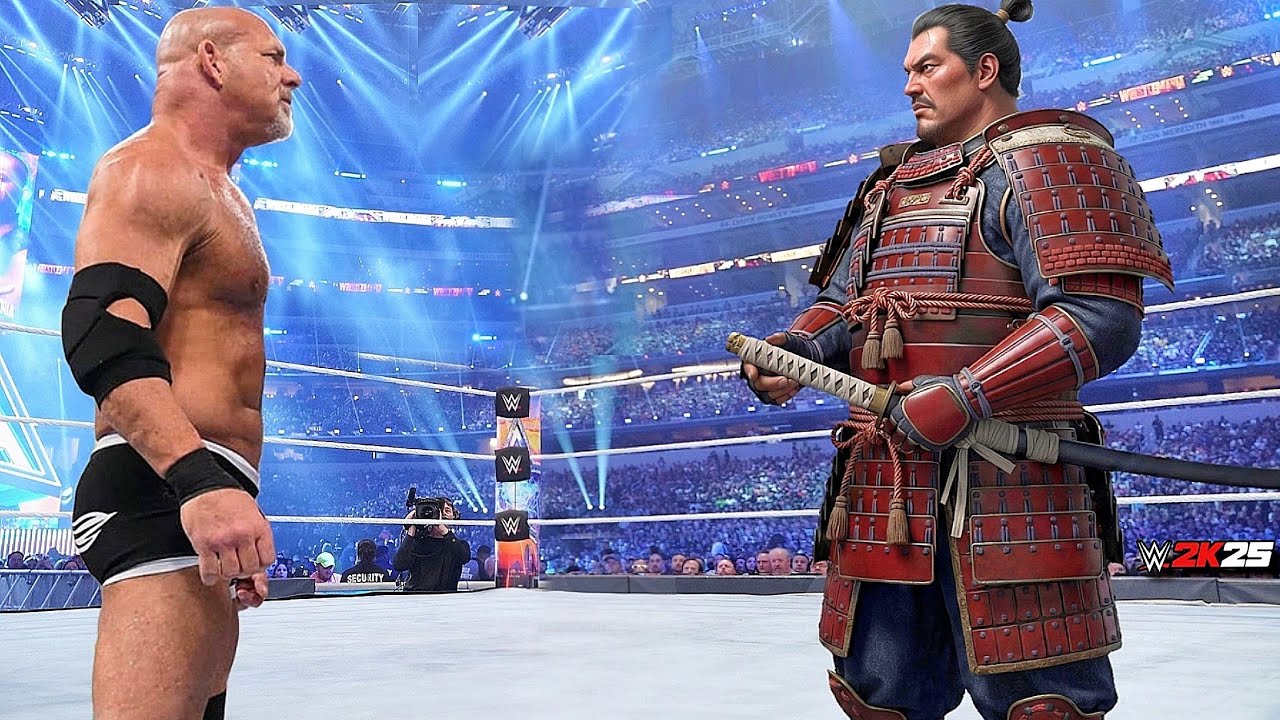 🔥WWE 2K24 - Голдберг против Мастера-самурая | Матч 