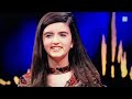 Angelina Jordan (12) interviewed by Skavlan before performing «Shield» in November 2018