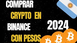 Como COMPRAR Criptomonedas BITCOIN en Argentina con Pesos  Binance P2P 2024