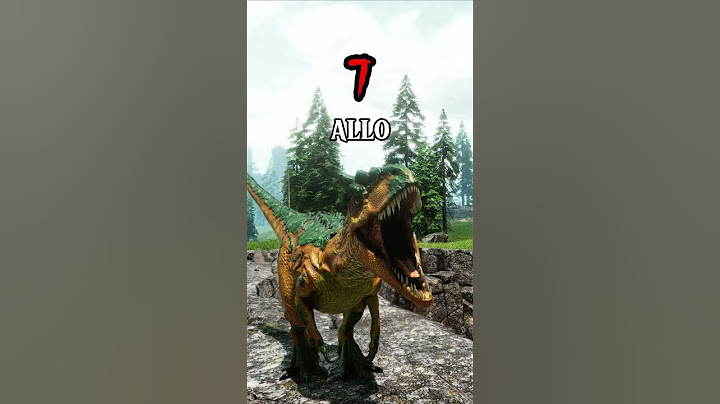 TOP 16 STRONGEST CARNIVORE THEROPODS IN ARK #shorts #ark #dinosaur