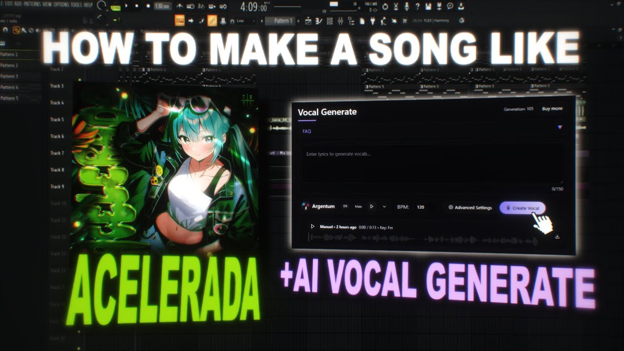 [FLP] HOW TO MAKE A SONG LIKE ACELERADA in FL STUDIO [+AI VOCAL ...