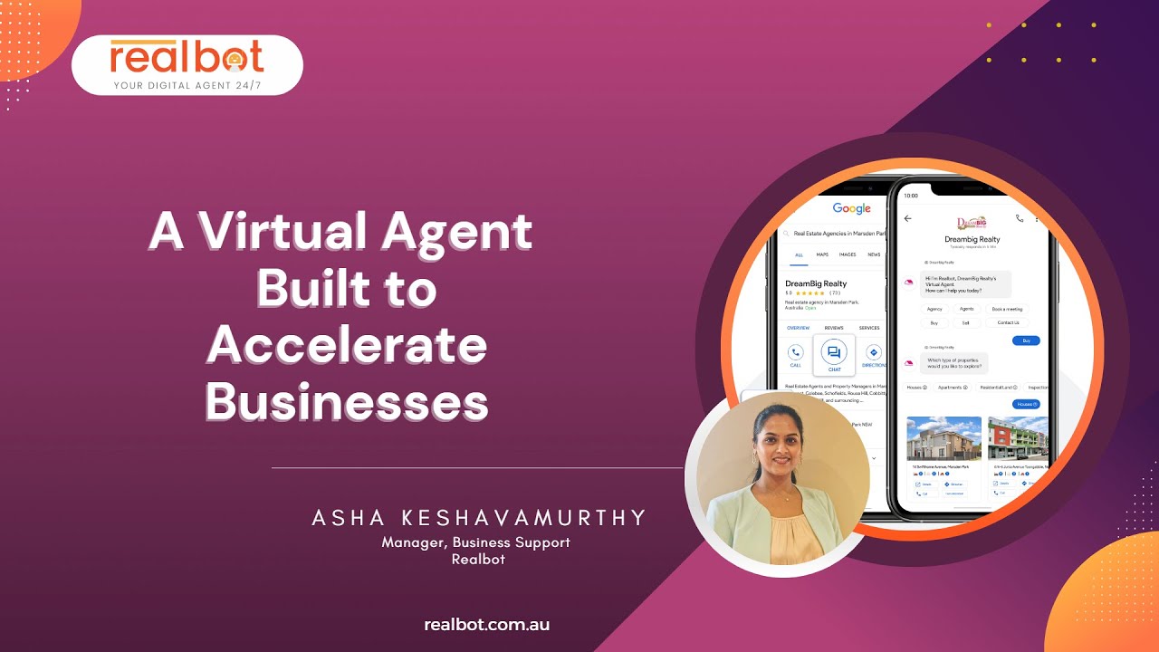 Realbot Virtual Agent Built to Accelerate Businesses - YouTube