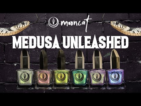 Mooncat MEDUSA UNLEASHED Collection ? holo shimmers to keep you mesmerized ?