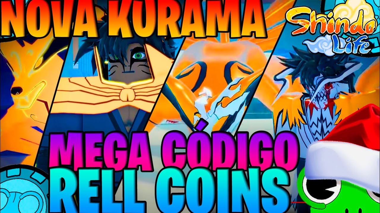 160K DE RELL COINS ] FINALMENTE NOVOS CÓDIGOS DE RELL COINS E 500 SPINS  ATUALIZAÇÃO SHINDO LIFE 