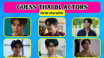 Raad het personage uit de Thaise BL-serie 🎭 | Kun jij ze allemaal noemen? | Thaise BL-game (deel 2)