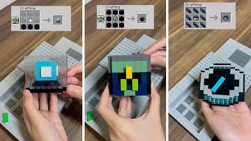 Crafting Minecraft items BUT Lego! 
