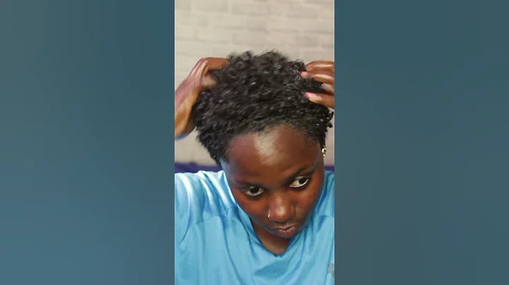 My Secret to Perfect TWA Curls Using One Product Wash n go #curlyhair #washngo #naturalhair