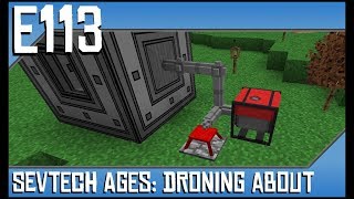 Sevtech Ages-Droning About-Ep113-Modded Minecraft-UV Light Box, Empty PCB