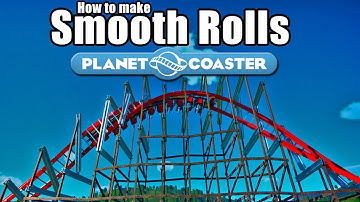 Planet Coaster | How to Make a Smooth Roll on a Coaster