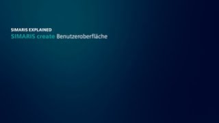 Information SIMARIS create Benutzeroberfläche Update