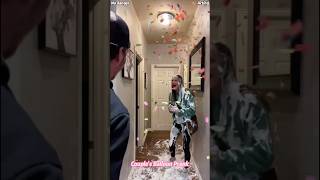 Sneaky surprise prank goes perfectly 😜 #funnyprank #foryou #fyp #comedyclips