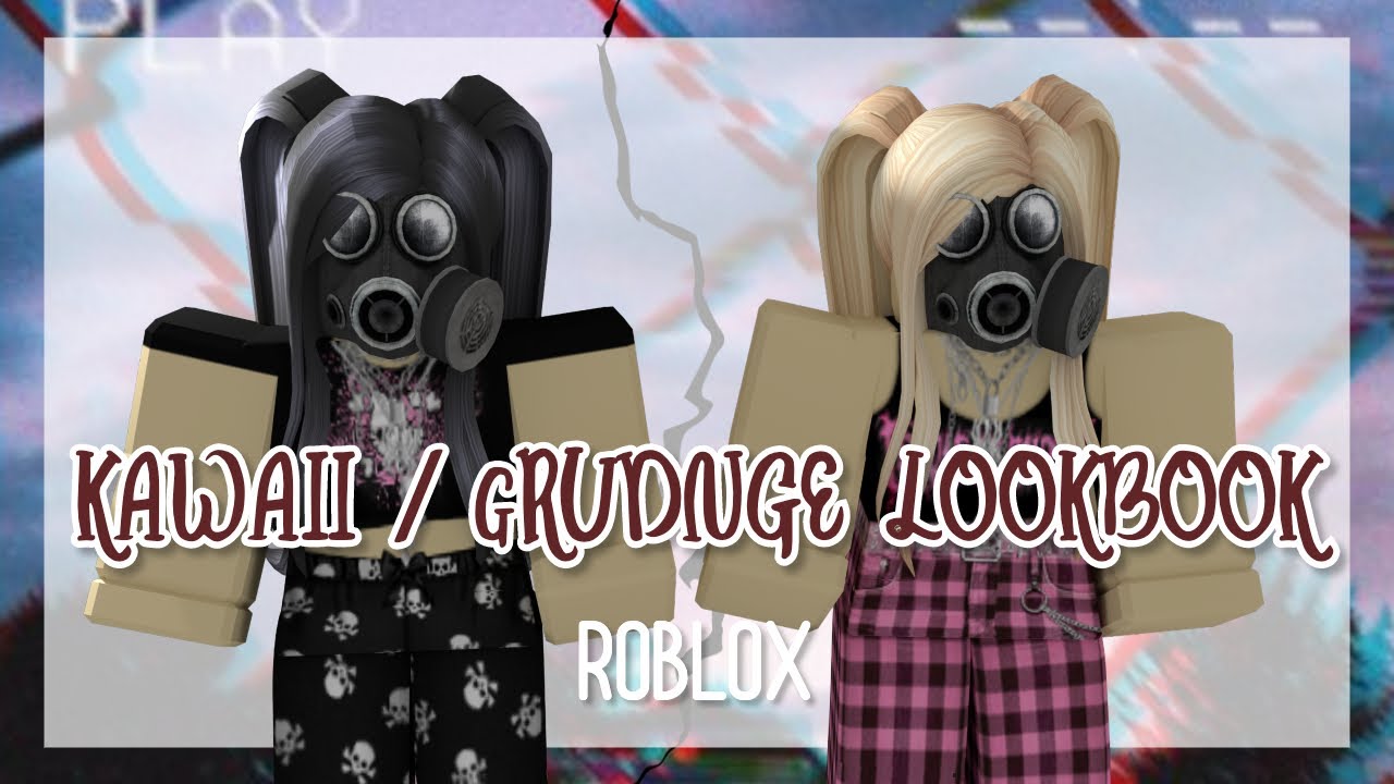 10 Kawaii Grunge Lookbook Roblox Youtube - roblox kawaii gas mask