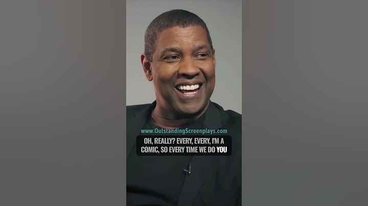 Jamie Foxx imitates Denzel Washington