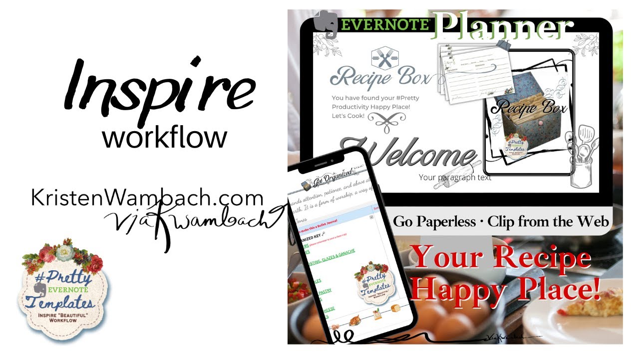 Evernote Recipe Box Planner