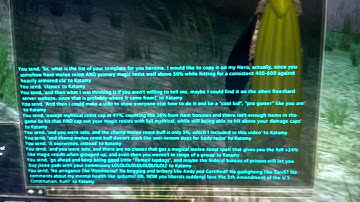 Dark Age of Camelot Katamy Using Hacks to Increase Melee Resist Beyond Capable Values