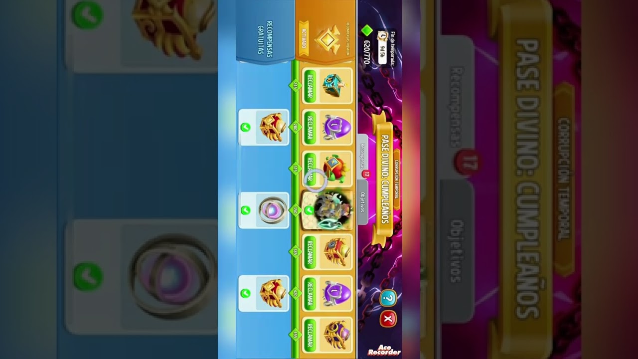 Comprando el pase divino de Dragón city y obteniendo al “Noble Dragón Temporal Corrupto”