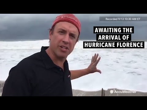 AccuWeather's Reed Timmer & Jonathan Petramala await landfall of Hurricane Florence